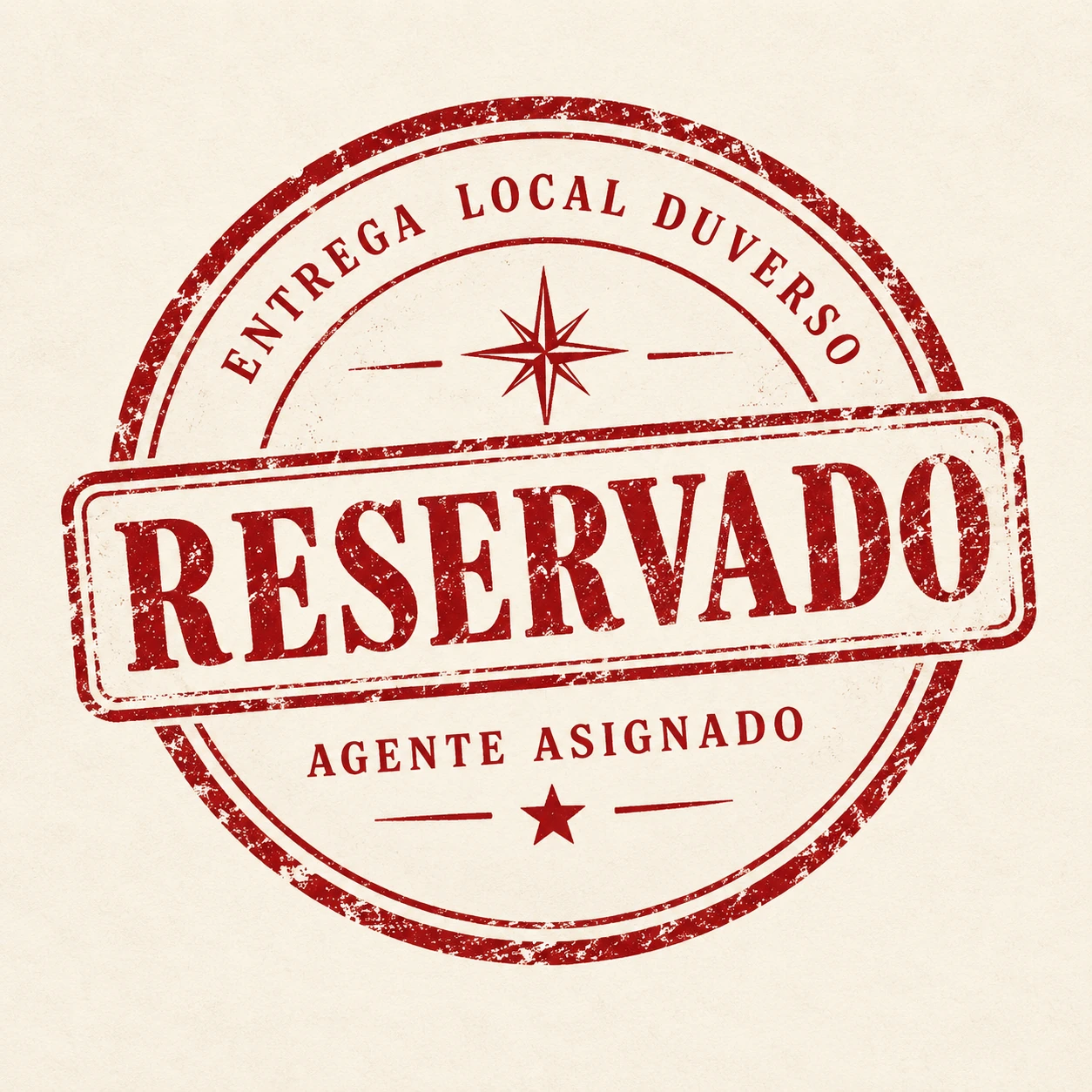 Sello reservado de entrega local DUVERSO